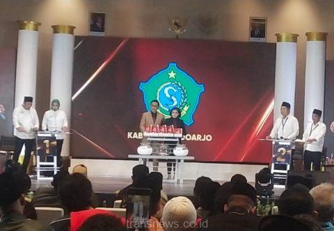 KPU Sidoarjo Gelar Debat Publik ke Dua, Paslon BAIK Dominasi Materi