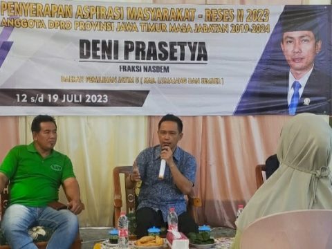 H. Deny Prasetya saat memberikan sambutan