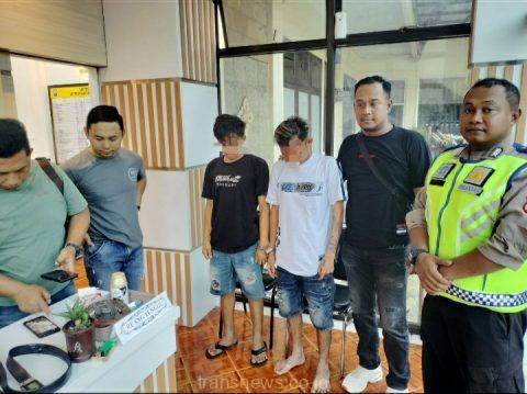 Polisi lalu lintas berhasil amankan pelanggar yang ternyata bawa sabu