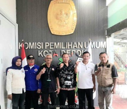 KPKD Foto bersama Ketua KPU Kota Depok