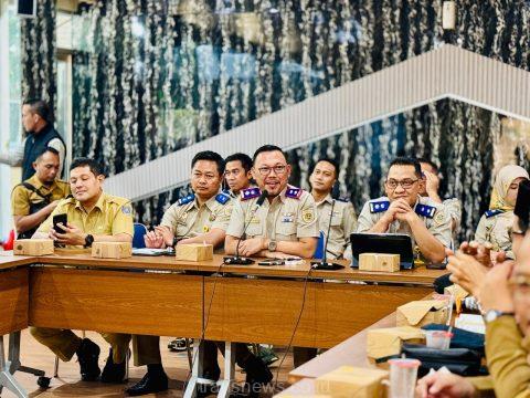 BPN Kota Depok gelar monitoring dan evaluasi (Monev) Pendaftaran Tanah Sistematis Lengkap (PTSL) bersama Pemerintah Kota (Pemkot) Depok, Senin 19 Agustus 2024. (Foto BPN Kota Depok).