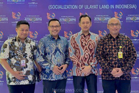 Kepala BPN Kota Depok Indra Gunawan bersama Kepala Seksi Penetapan Hak dan Pendaftaran, Dindin Saripudin saat menghadiri International Meeting on Best Practices of Ulayat Land Registration in Indonesia and ASEAN Countries yang berlangsung di Bandung, Jawa Barat, 4-7 September 2024. (Foto BPN Kota Depok)