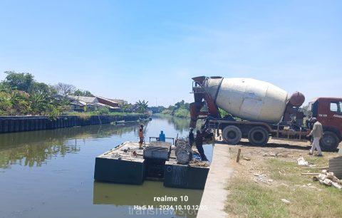 Progres Penanggulangan Banjir Rob Sidoarjo TN