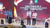 KPU kabupaten Sidoarjo Gelar Debat Pamungkas, Paslon Pertajam Visi dan Misi