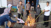 Pemusnahan Surat Suara Rusak di Pasuruan Berjalan Lancar dan Kondusif