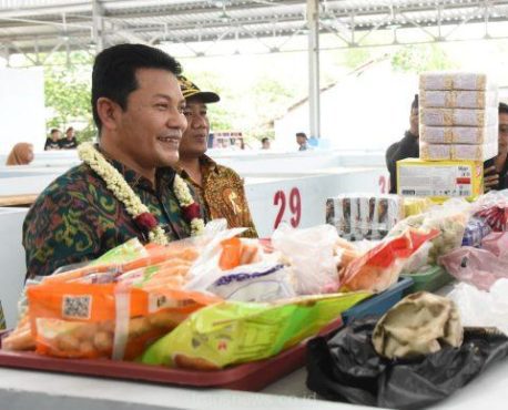 Plt. Bupati Sidoarjo Resmikan Pasar Surungan di Desa Penambangan, Kecamatan Balongbendo