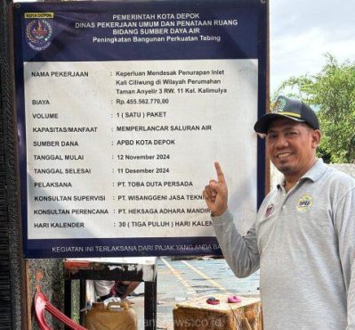 Lakukan Tugas Sebagai Wakil Rakyat, HBS Mengawasi Pembangunan Pemkot Depok