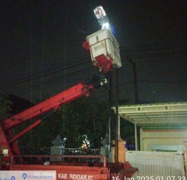 Dishub Kabupaten Sidoarjo Buka Layanan Pengaduan PJU 