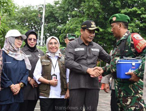 Pemprov Jatim Bersama Pemkab Sidoarjo Pantau Kesehatan Hewan Ternak di Sidoarjo