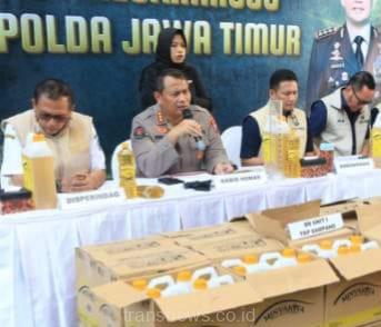 Ditreskrimsus Polda Jatim Berhasil Ungkap Minyak Kita Palsu, Dua Home Industry di Sampang dan Surabaya Digrebek