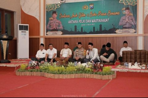 Kapolres jember Gelar santunan Anak yatim