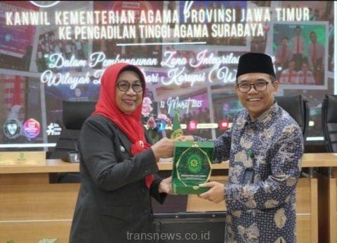 Kanwil Kemenag Jatim Bersama PTA Surabaya Mewujudkan Zona Integritas WBK-WBBM